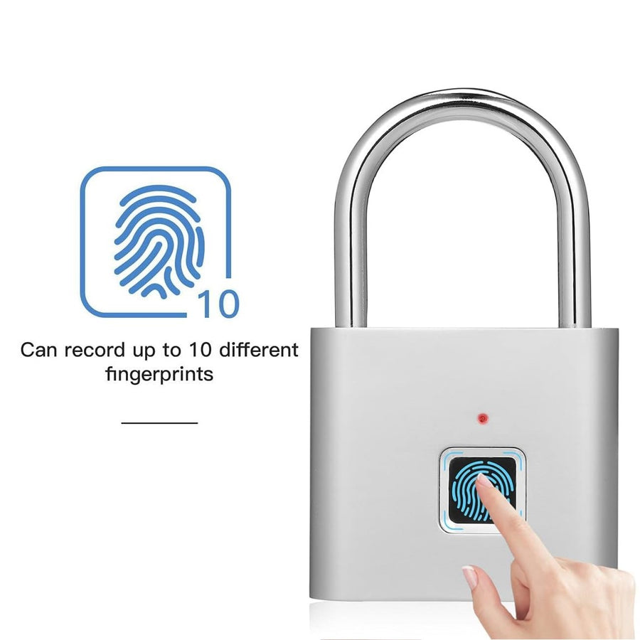 GorillaLock™ Travel Waterproof Keyless Biometric Fingerprint Padlock