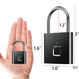 GorillaLock™ Travel Waterproof Keyless Biometric Fingerprint Padlock