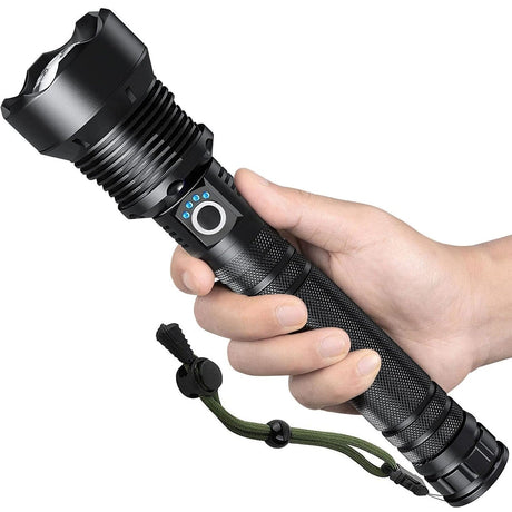 Outdoor Waterproof Rechargeable LED Flashlight 2000 Lm