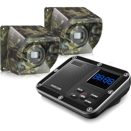 Crow Alert™ Wireless Outdoor Motion Detector Driveway Alarm System