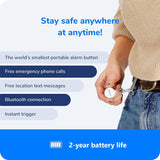 Plegium® Smart Emergency Button Personal Keychain GPS Tracker Panic Alarm