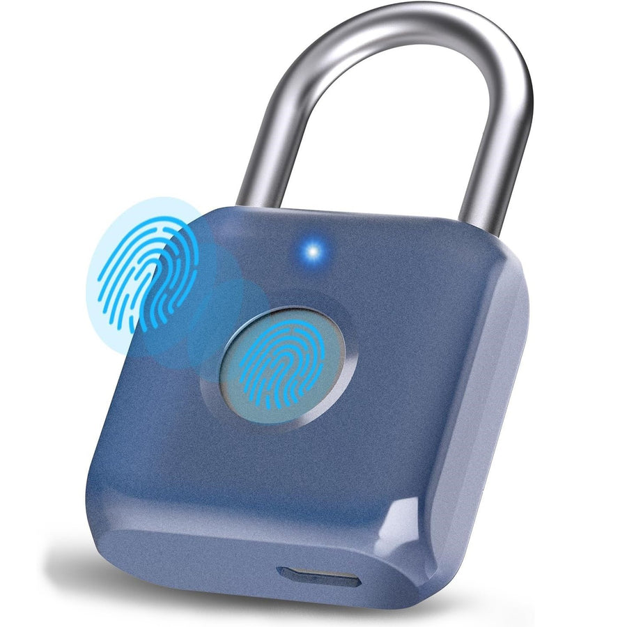 GorillaLock™ Mini Travel Waterproof Keyless Biometric Fingerprint Padlock