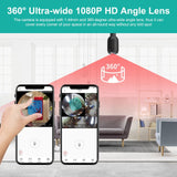 SpyWfi™ 360º Bendable Motion Activated Security Camera 1080p HD WiFi