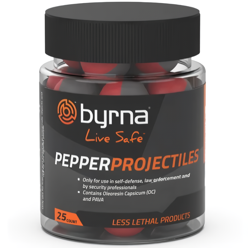 Byrna® Non-Lethal Self-Defense Pepper Projectiles 25ct