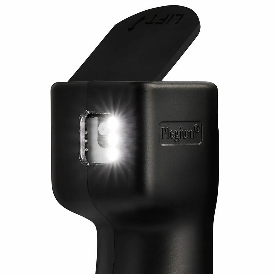 Plegium® LED Alarm Red UV Dye Marking Pepper Spray w/ Quick Release Keychain