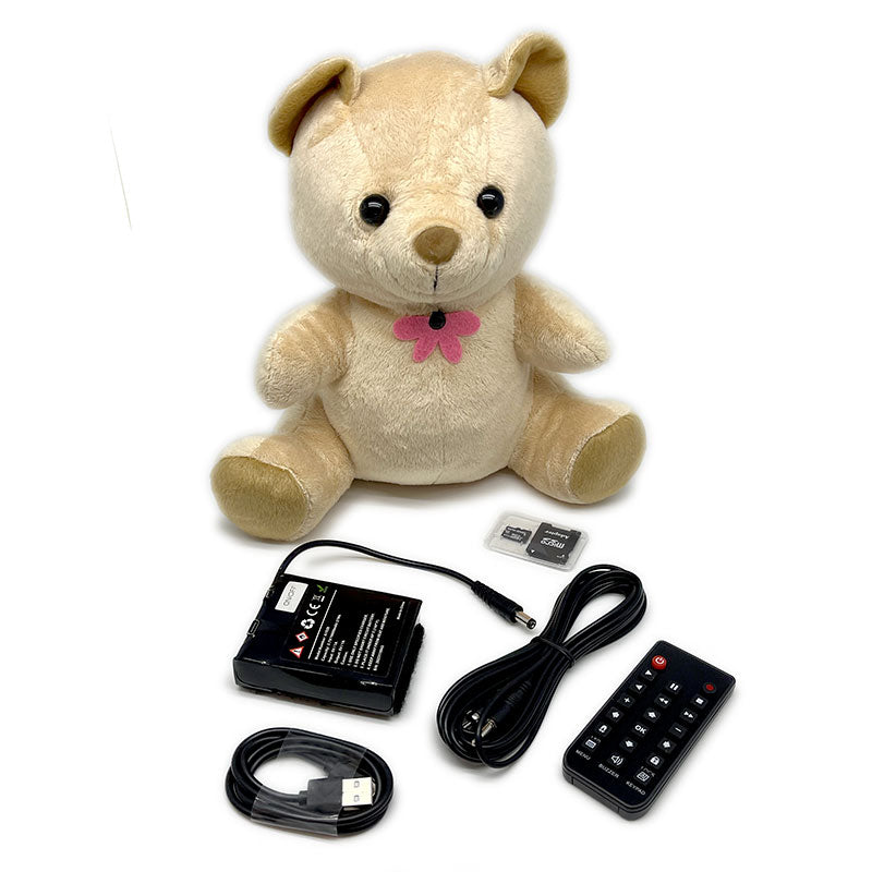 SG Xtreme Life® Stuffed Teddy Bear Hidden Nanny Spy Camera 4K UHD DVR