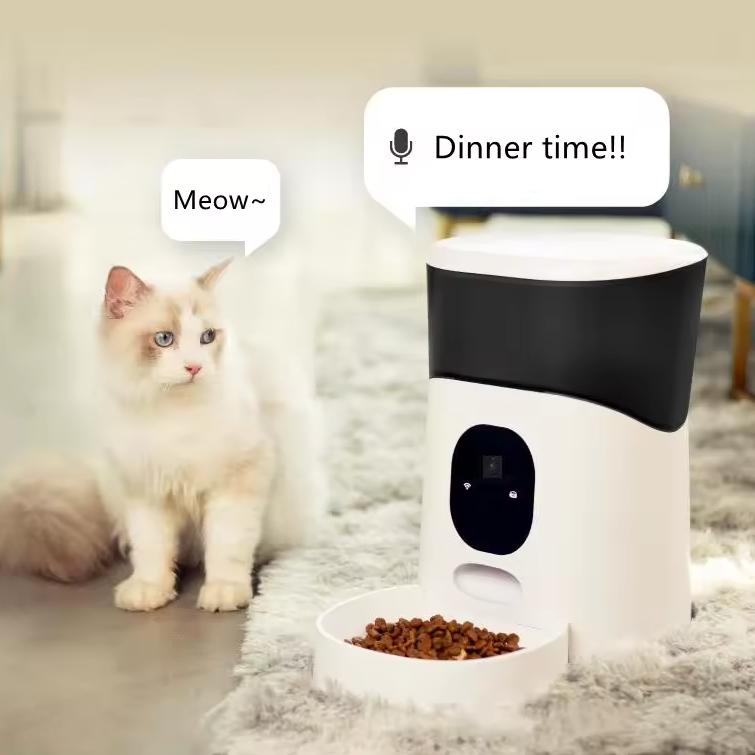 SpyWfi™ Automatic Pet Feeder Security Camera 1080p HD WiFi