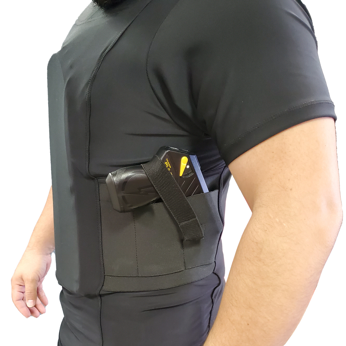 Streetwise™ Safe-T-Shirt Ballistic Plate Carrier w/ Holster L-2XL