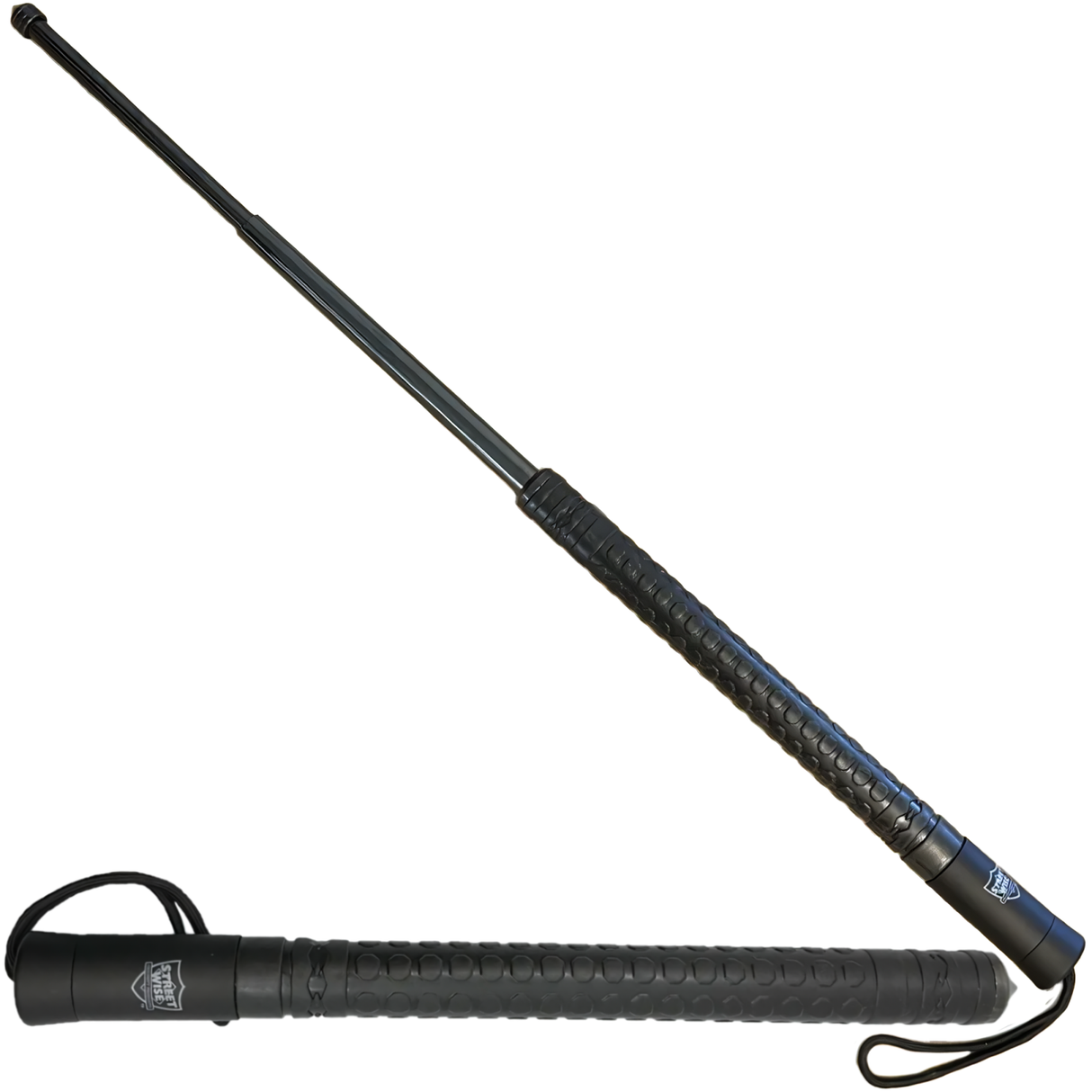 Streetwise™ Automatic Push Button Expandable Steel Baton 28"