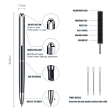 SpyWfi™ Voice Activated Rechargeable Hidden Audio Recorder Pen 32GB