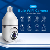 Secondary image - SpyWfi™ Auto Tracking PTZ Night Vision Lightbulb Security Camera 1080p HD WiFi