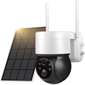 SpyWfi™ Auto Tracking PTZ Night Vision Solar Security Camera 2K UHD WiFi - Security Cameras