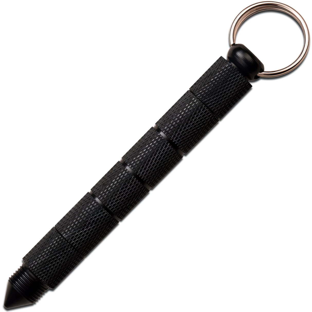 WeaponTek™ Tactical Keychain Kubotan Concealed Serrated Knife 2.5"