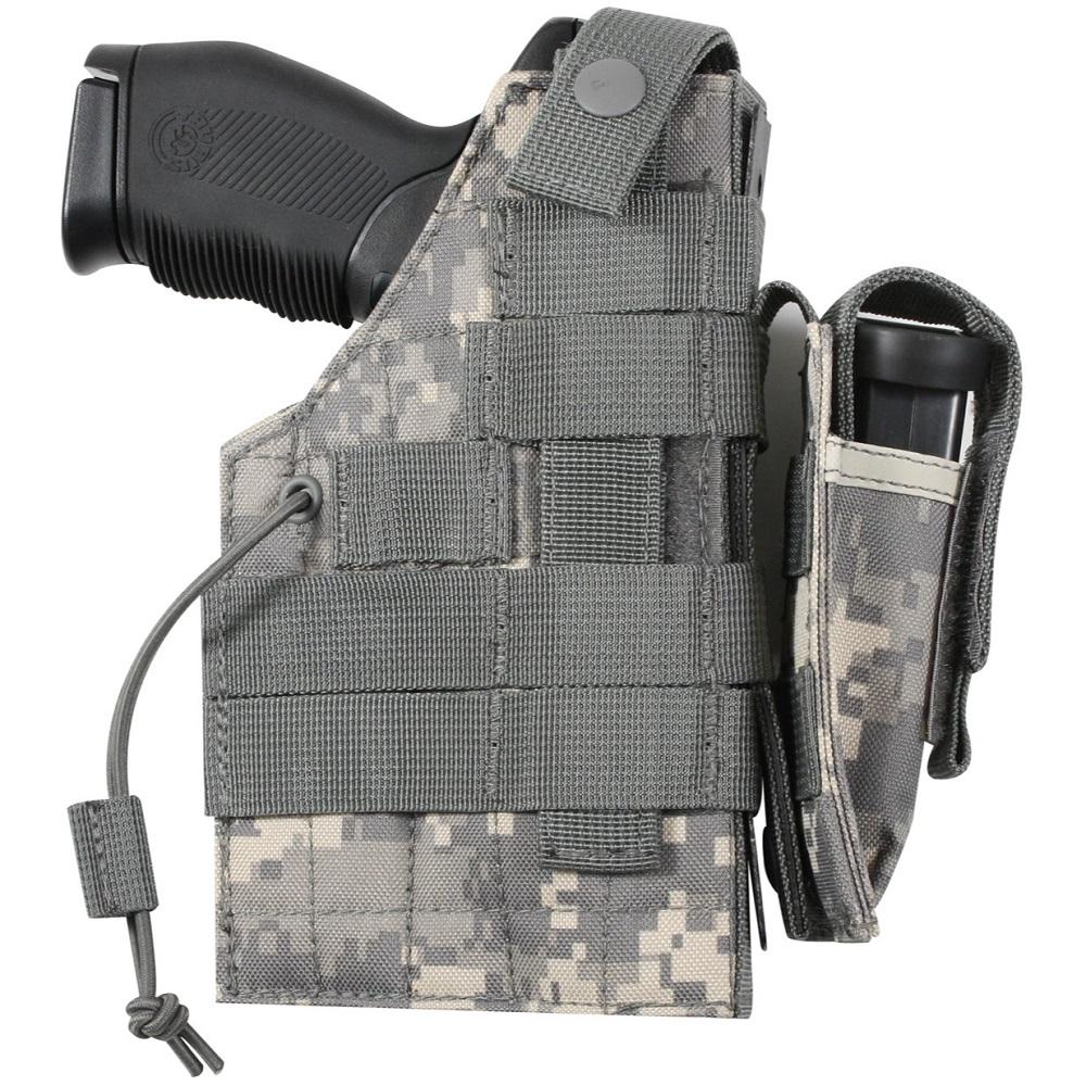 Rothco® Tactical Nylon Pistol Belt Holster Digital Camo - The Home ...