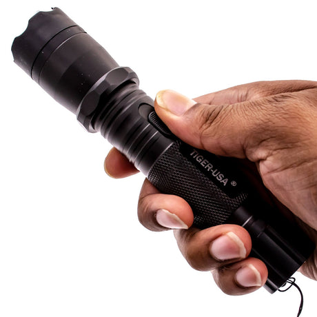 Tiger-USA Xtreme® Tiger-Omega Stun Gun Flashlight 100M