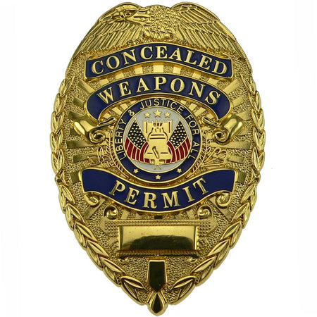 Rothco® Concealed Weapons Permit Shield Badge w/ Pin Back - The Home ...