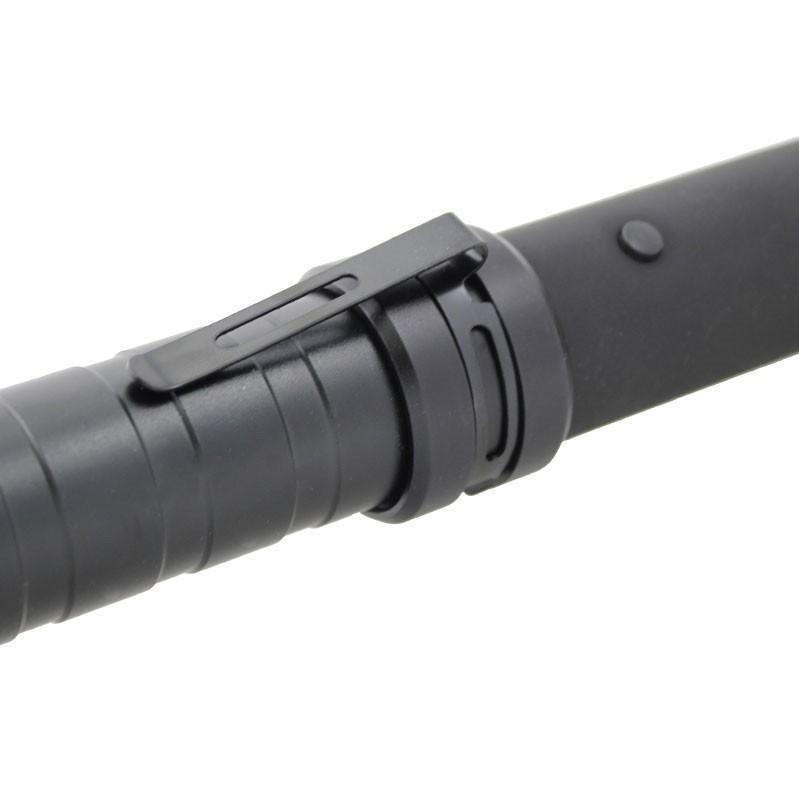 clip on Streetwise™ Mini Barbarian 14.6" LED Stun Gun Baton 9M Media 