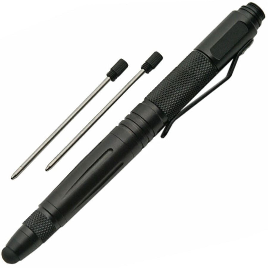 5in1-Tactical Pen Kugelschreiber, LED, Glasbrecher-13554