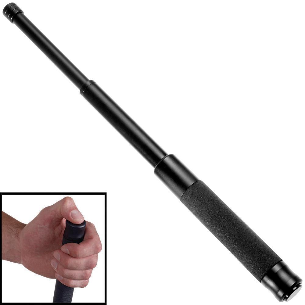 ASP® Talon Infinity Black Chrome Foam Button Expandable Baton 16''