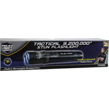 Police Force Tactical Stun Gun Flashlight Black 9.2M