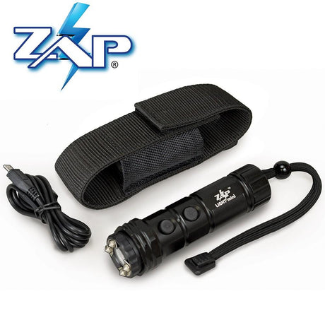 ZAP™ Light Mini Rechargeable Stun Gun Flashlight 800K