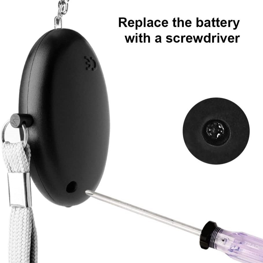 WeaponTek™ LED Personal Panic Alarm 130dB w/ Pull Pin Strap