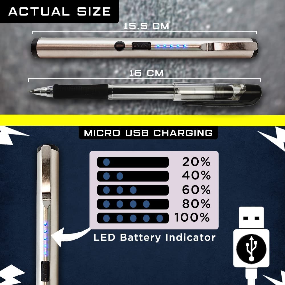 silver stun pen specifications