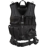 Rothco® Cross Draw Tactical Military Vest Black