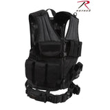 Rothco® Cross Draw Tactical Military Vest Black