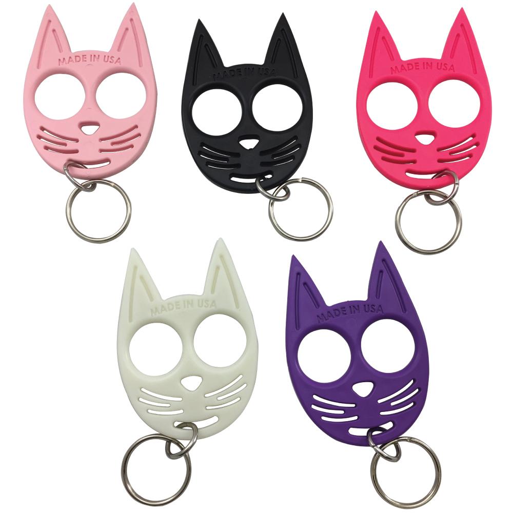 My Kitty Plastic Self-Defense Keychain Weapon Pink