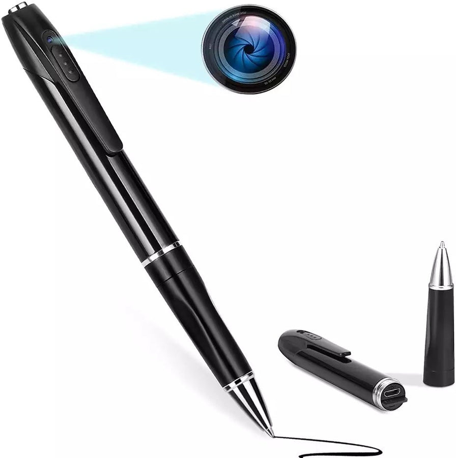 SpyWfi™ Pocket Clip Pen Rechargeable Hidden Spy Camera 1080p DVR - The Home  Security Superstore