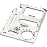 11-in-1 Stainless Steel Credit Card Survival Knife Pocket Tool