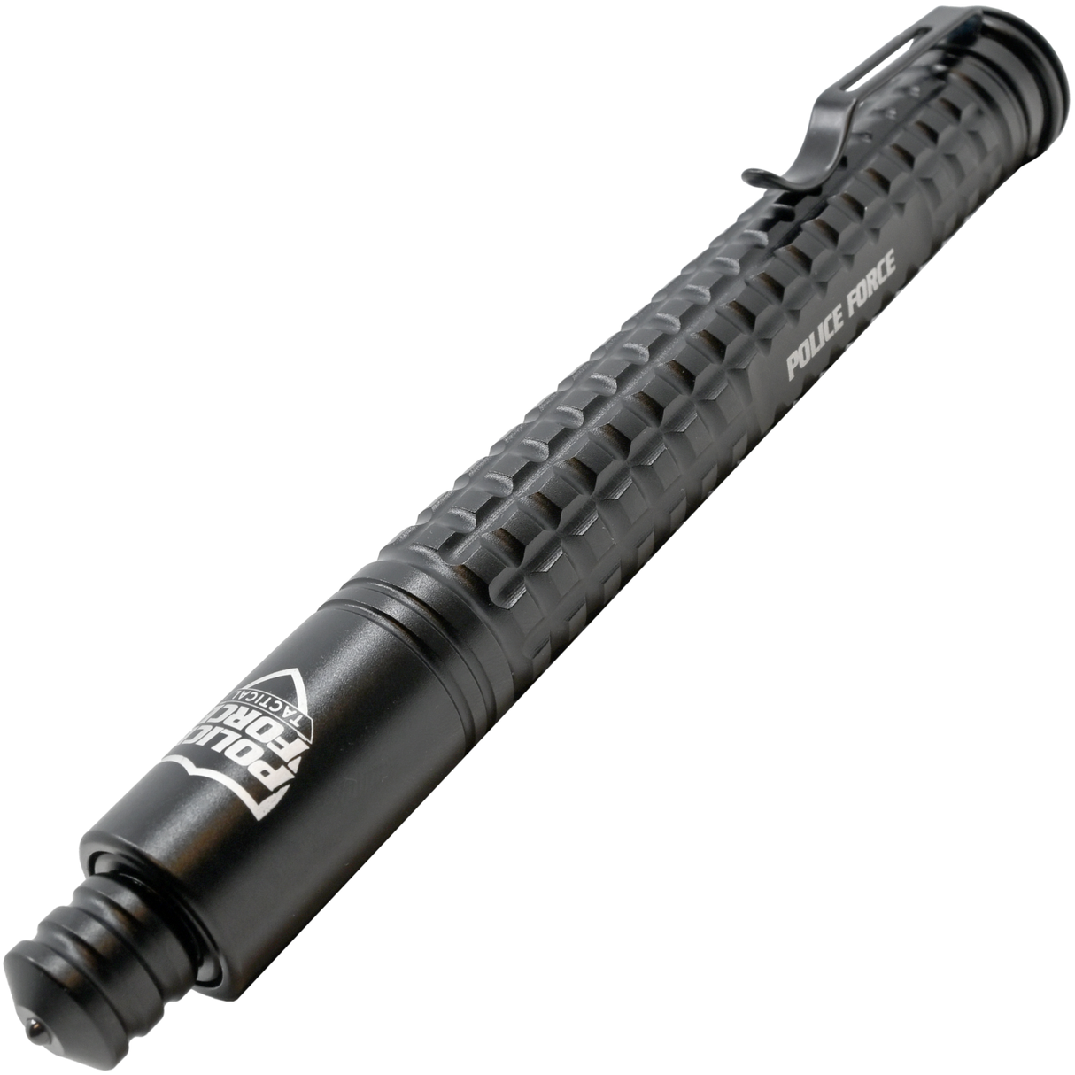 Police Force Tactical Push Button EZ Close Expandable Steel Baton 16''