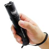 Police Force Tactical Stun Gun Flashlight Black 9.2M