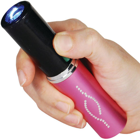 Safety Tech Lipstick Disguised LED Stun Gun 3M Pink