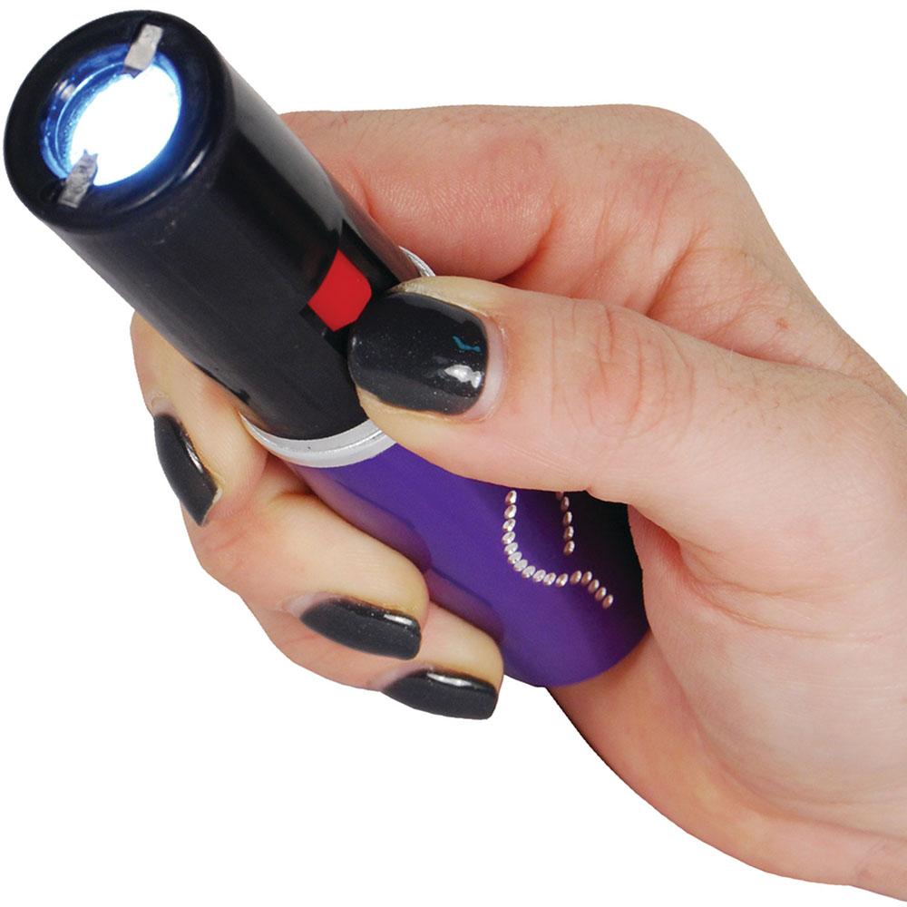 Safety Tech Lipstick Disguised LED Stun Gun Purple 3M