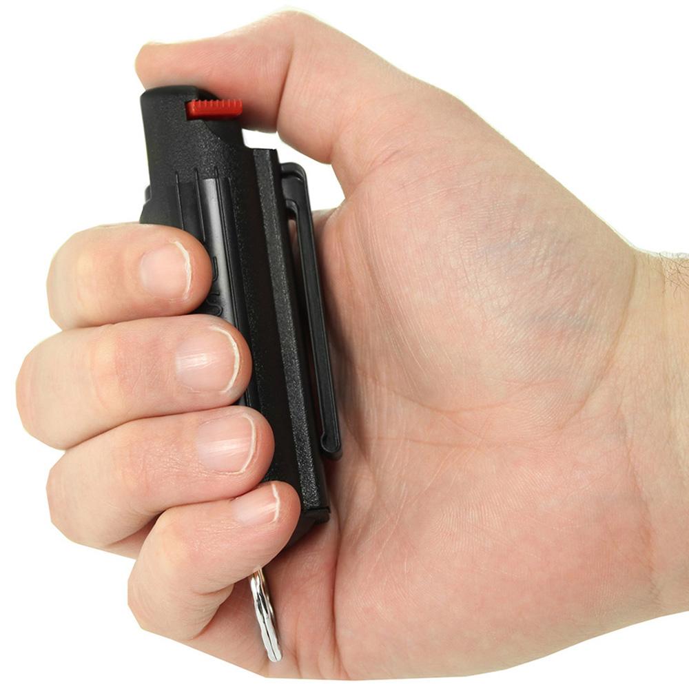 Stun Gun & Pepper Spray Self-Defense Keychain Weapon Set