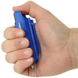 Eliminator™ Blue Heat Keychain Pepper Spray w/ Marking Dye