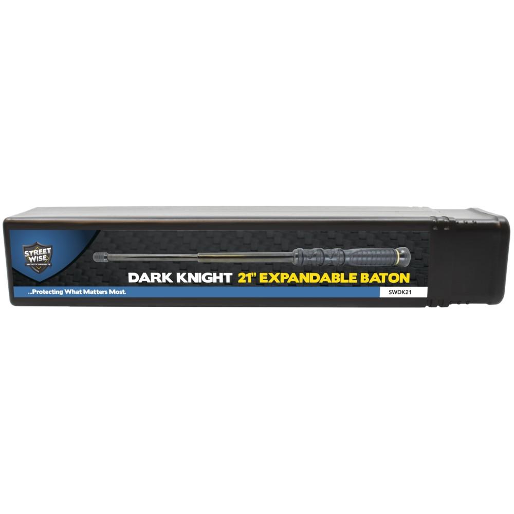 Streetwise™ Dark Knight Expandable Baton w/ Glass Breaker 21''