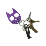 My Kitty Plastic Self-Defense Keychain Weapon Purple