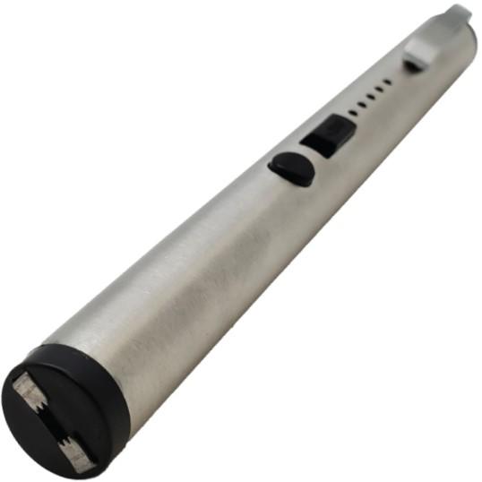 Pen Taser | Streetwise™ Pain Pen 6 in Rechargeable Stun Gun | Silver