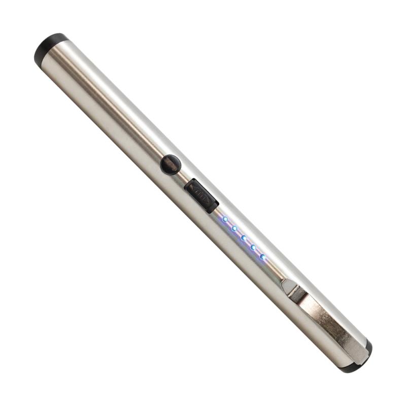 Pen Taser | Streetwise™ Pain Pen 6 in Rechargeable Stun Gun | Silver