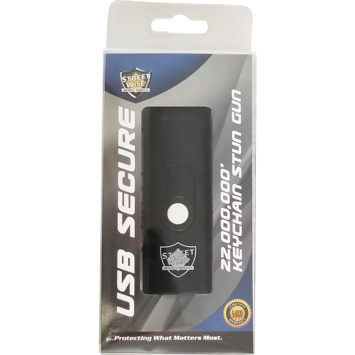 Streetwise™ USB Secure Keychain Stun Gun 22M