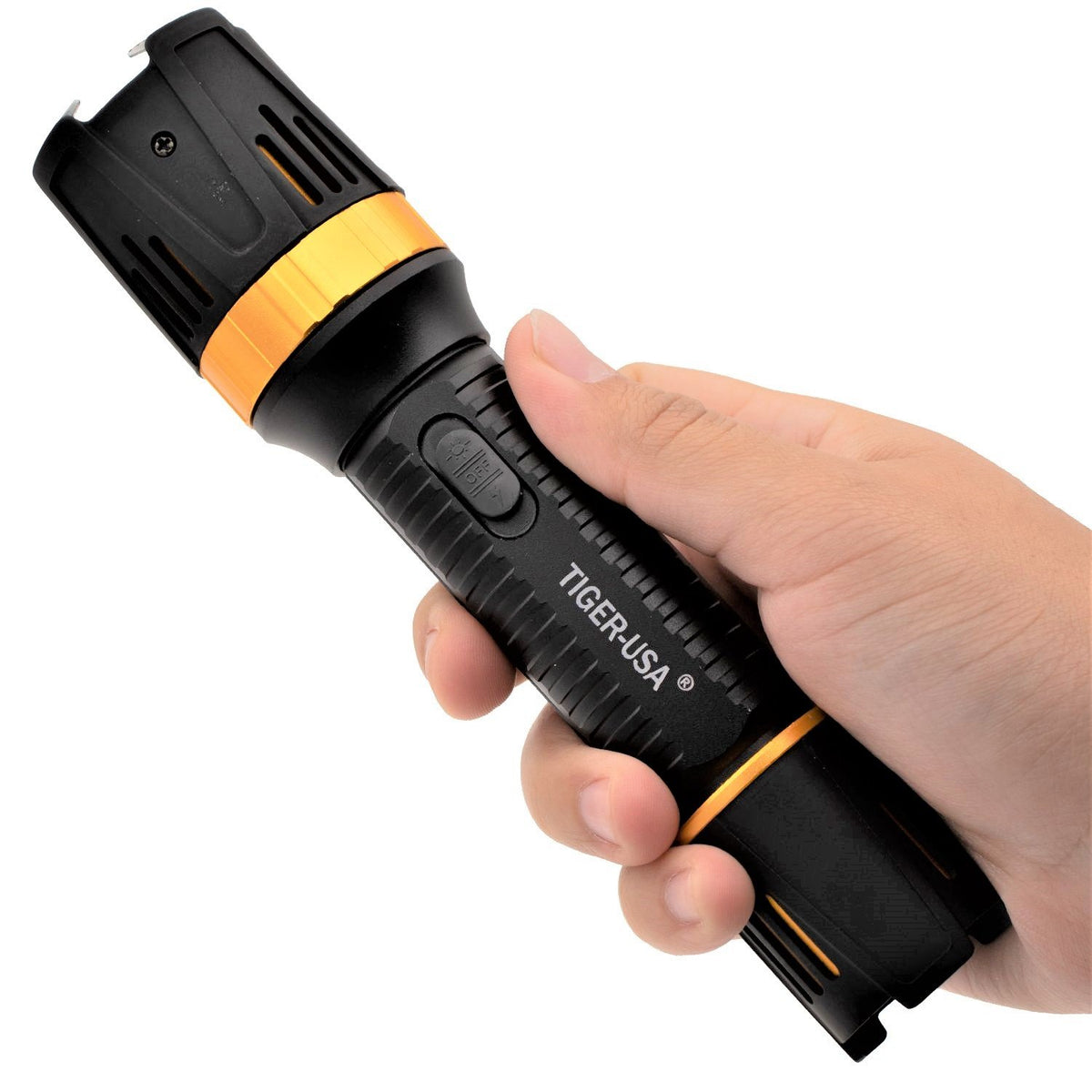 90M Superstore The Security Home Gun Flashlight - Rechargeable Police Tiger-USA Xtreme® Stun