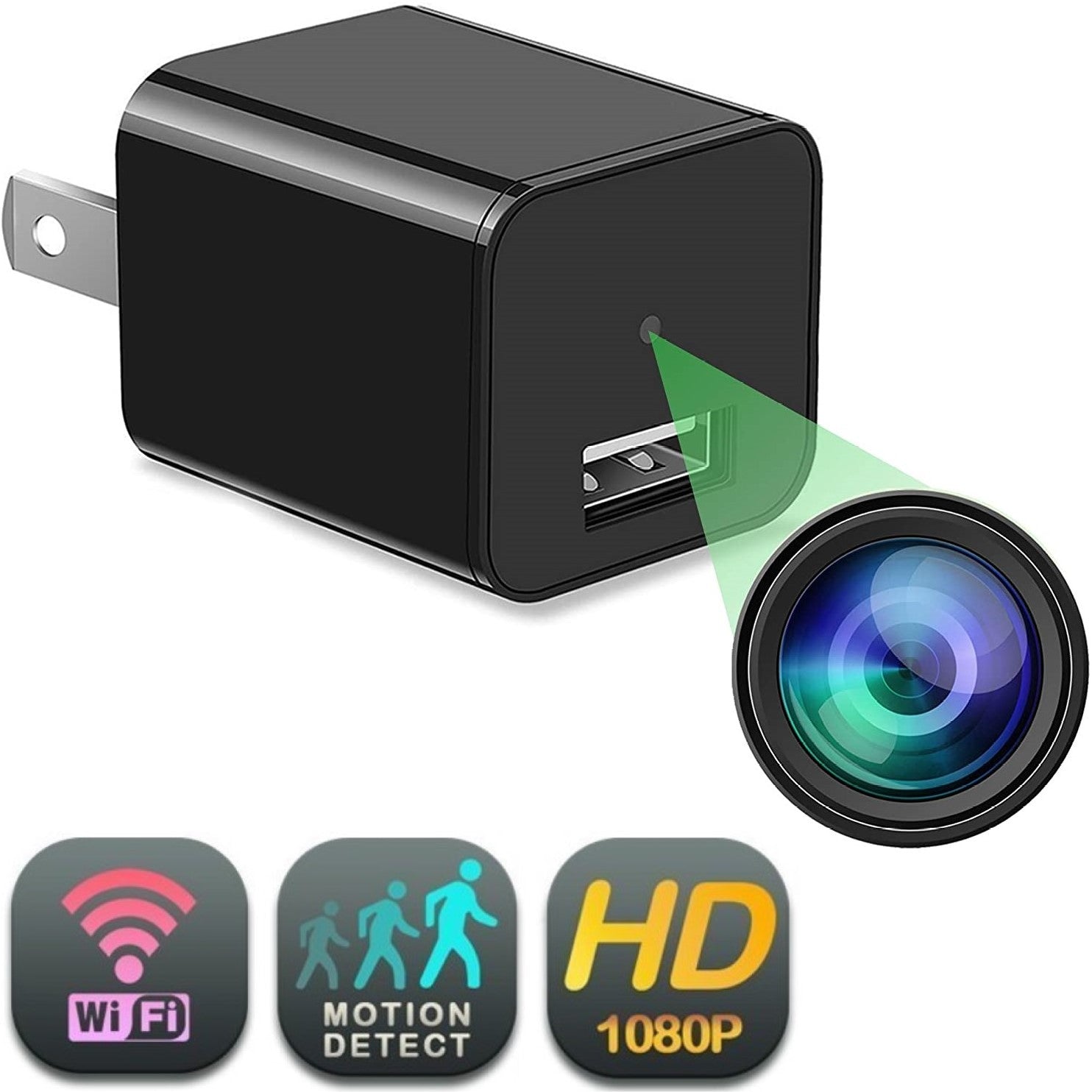 Iphone charger hot sale spy camera