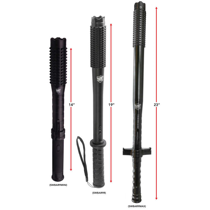 Streetwise™ Barbarian 19" LED Stun Gun Baton 9M