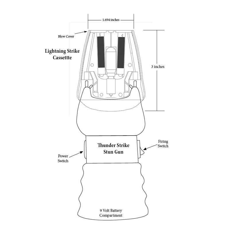 The Dual Defense® System Reloadable Shooting Stun Gun