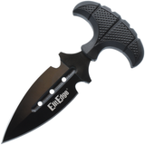 ElitEdge® Steel Push Dagger Tactical Knife 3" w/ Nylon Sheath