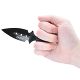 ElitEdge® Steel Push Dagger Tactical Knife 3" w/ Nylon Sheath