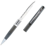 WeaponTek™ Concealed Stainless Steel Serrated Pen Knife 2.13"